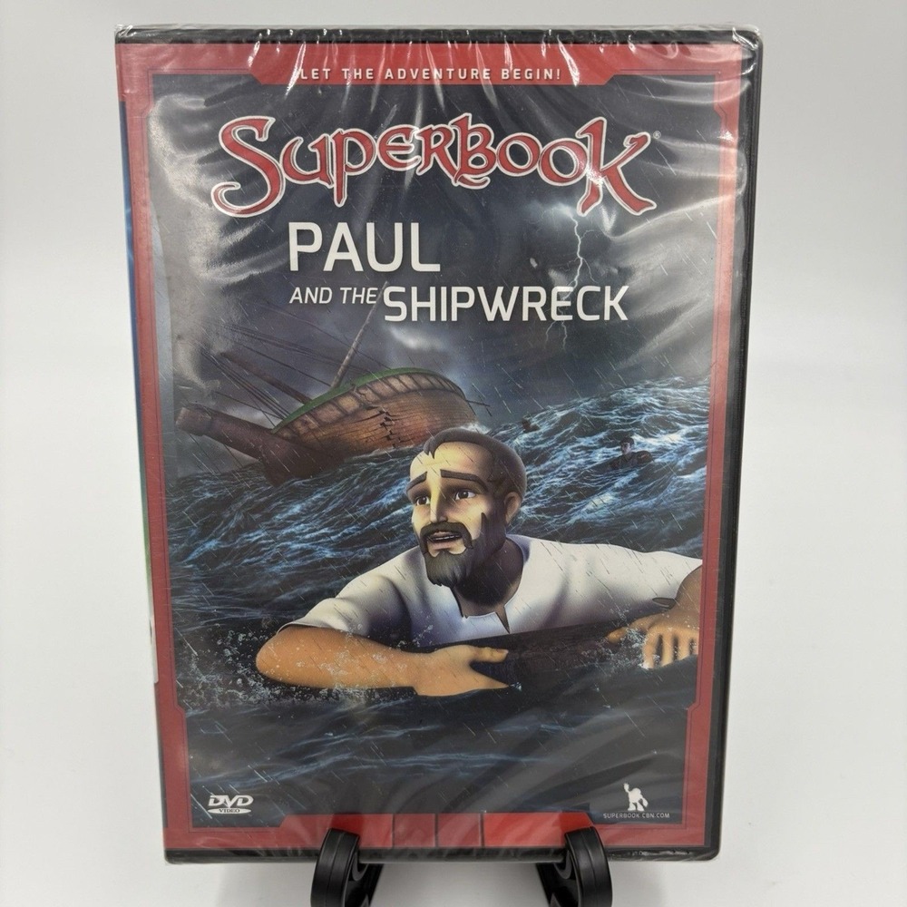 NEW SEALED Superbook Season 2 Paul And The Shipwreck DVD